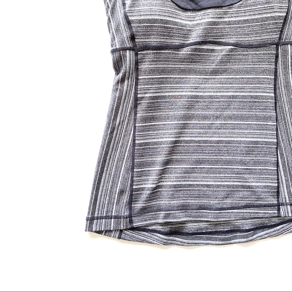 Lululemon Athletica Scoop Neck Tank Gray Size 6 - Picture 3 of 5